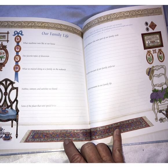 Grandmothers Gift A Memory Book for My Grandchild Family History Journal - Picture 9 of 16